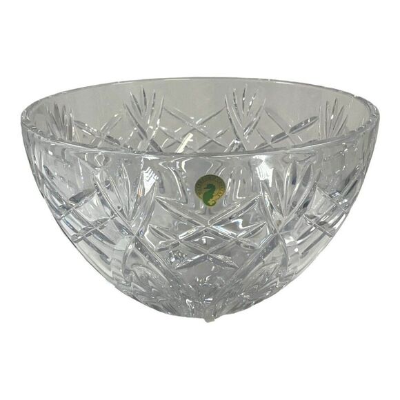 Waterford Westbrooke Lead Crystal Bowl Original Box Centerpiece Fruit Serving 9" - Picture 2 of 8